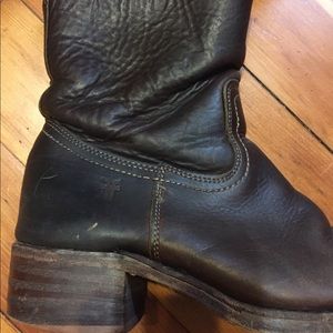 Frye Brown Leather Ankle Boot Size 9 M